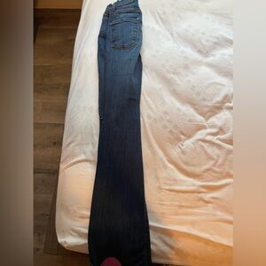 High rise vibrant jeans